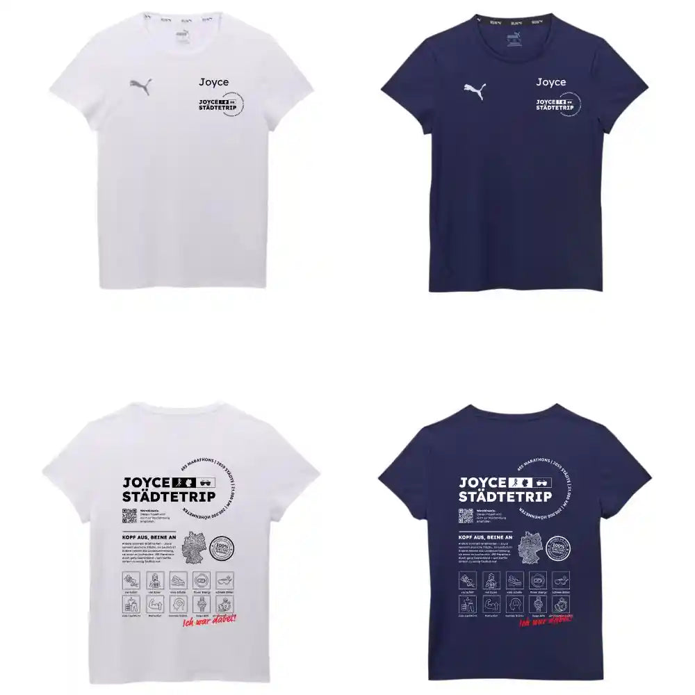Teilnehmer Laufshirt – Joyce Hübner Städtetrip | Offizielle Edition