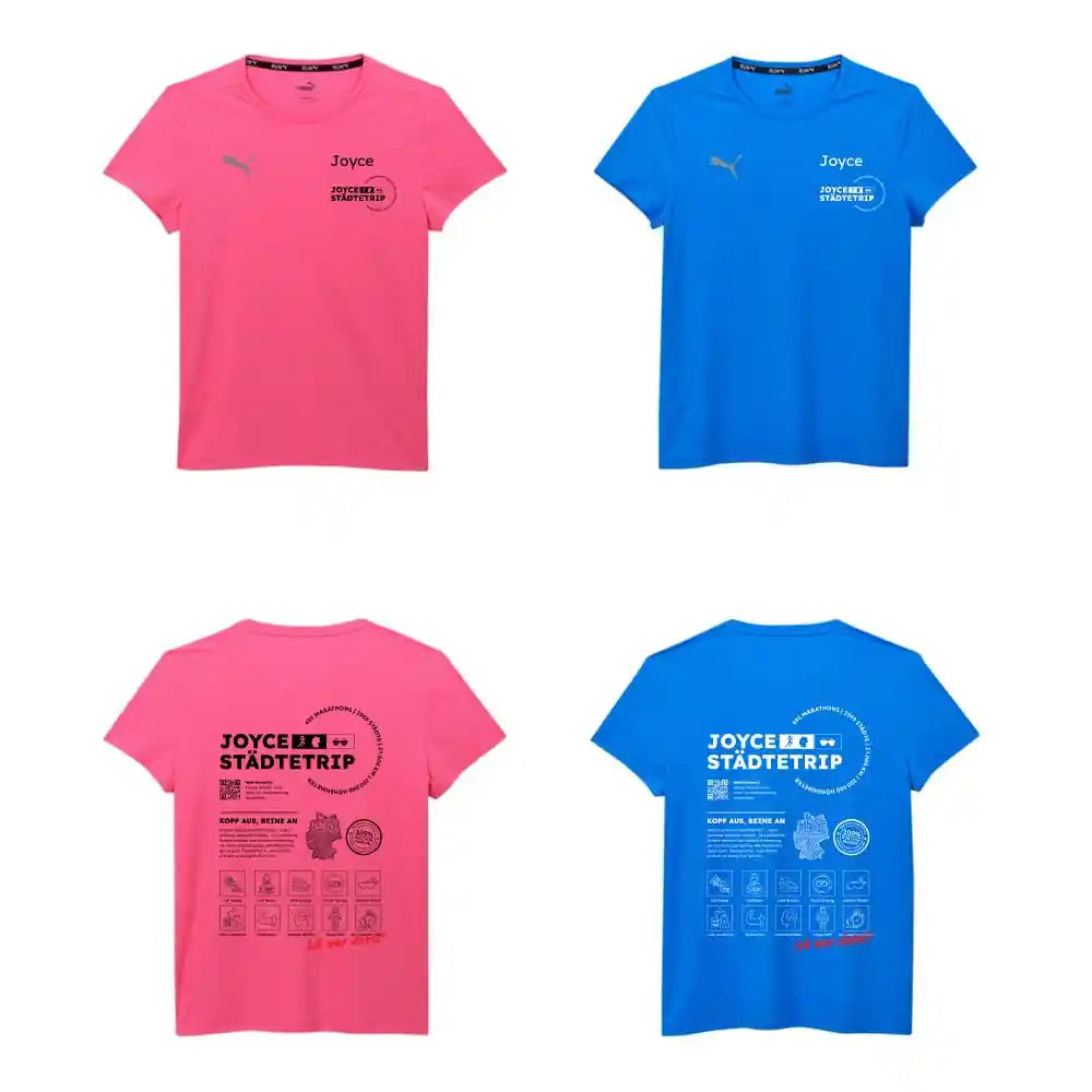 Teilnehmer Laufshirt – Joyce Hübner Städtetrip | Offizielle Edition