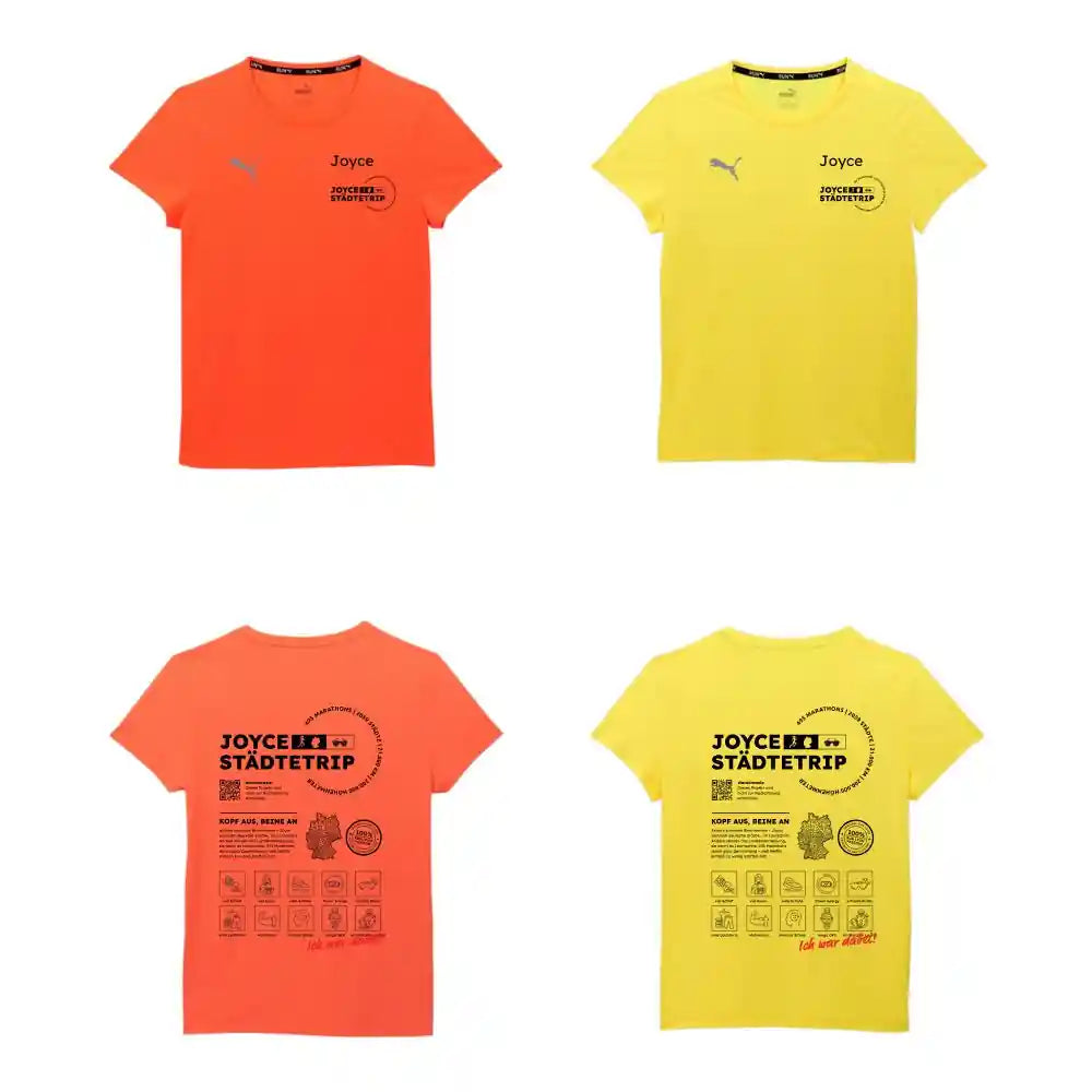 Teilnehmer Laufshirt – Joyce Hübner Städtetrip | Offizielle Edition