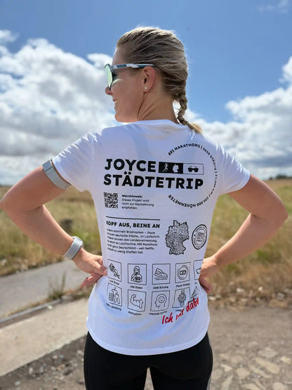 Teilnehmer Laufshirt – Joyce Hübner Städtetrip | Offizielle Edition